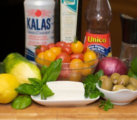 Greek Salad with Peppers