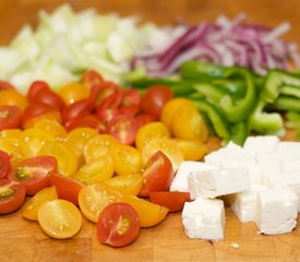 Greek Salad with Peppers