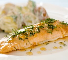 Maple-dill Roasted Salmon