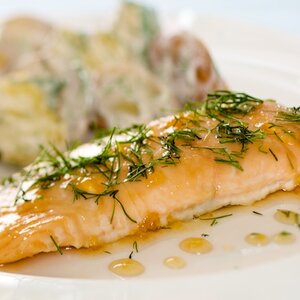 Maple-dill Roasted Salmon