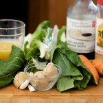 Take all the ingredients we need out of your pantry and frige.