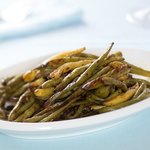 Tasty and flavorful roasted green beans.