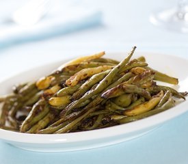 Parmesan, Paprika, and Herbs Roasted Green Beans