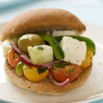 Greek Salad Sandwich