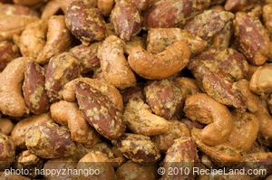 Party Almonds infused with Rosemary & Parmesan Cheese recipe