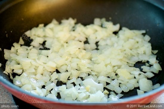 and cook for about 4 minutes until the onions are soft. 