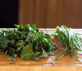 Chard, Kale and Cheddar Phyllo Pie