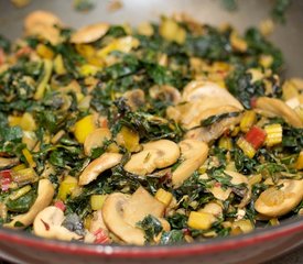 Chard, Kale and Cheddar Phyllo Pie