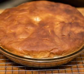 Chard, Kale and Cheddar Phyllo Pie