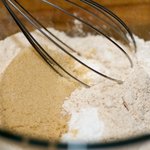 Mix dry ingredients together.