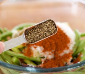 Parmesan, Paprika, and Herbs Roasted Green Beans