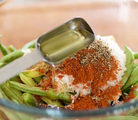 Parmesan, Paprika, and Herbs Roasted Green Beans