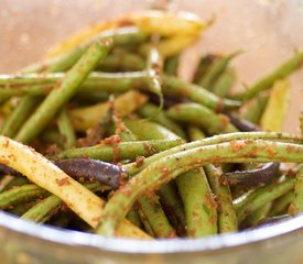 Parmesan, Paprika, and Herbs Roasted Green Beans