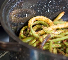 Parmesan, Paprika, and Herbs Roasted Green Beans