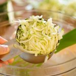 Add the zucchini, stir until well mixed.