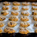 Leave 1/2-inch space between cookies,
