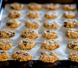 Oatmeal Zucchini Chocolate Chip and Walnut Cookies