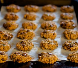 Oatmeal Zucchini Chocolate Chip and Walnut Cookies