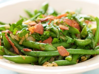 Bacon, Green Beans and Onions