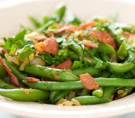 Bacon, Green Beans and Onions