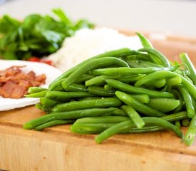 Bacon, Green Beans and Onions