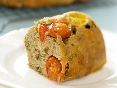 Cherry Tomato, Feta-Swiss Cheese and Herbs Bread