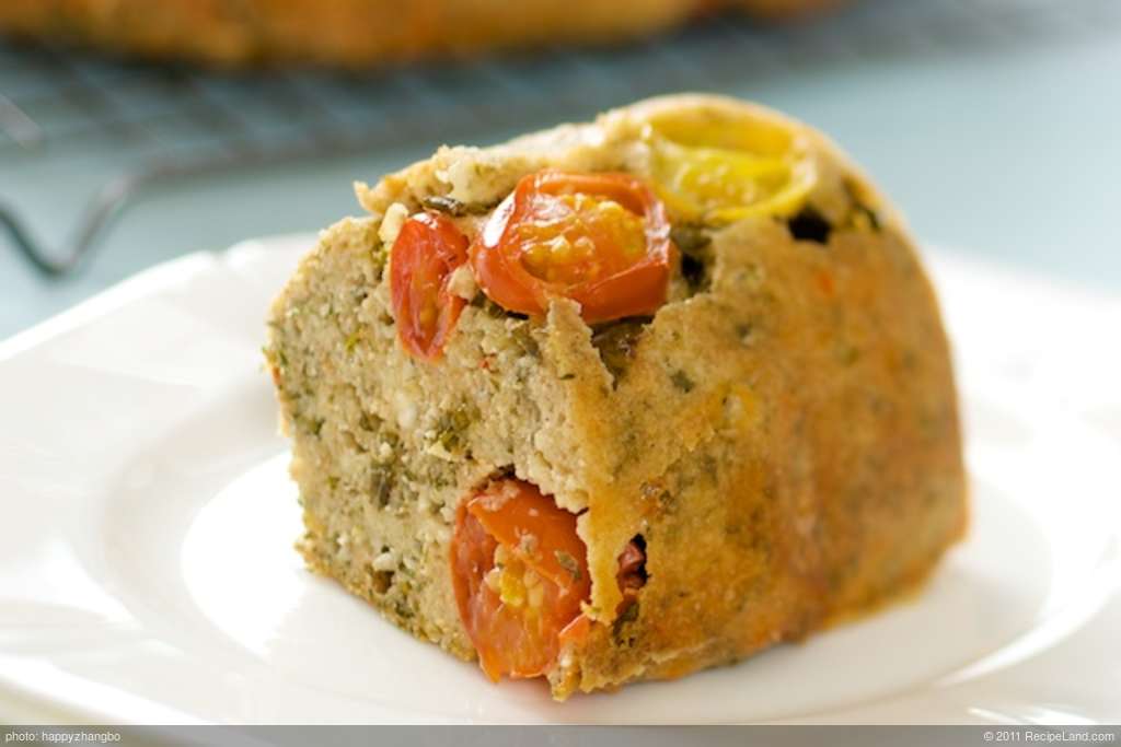 Cherry Tomato, Feta-Swiss Cheese and Herbs Bread recipe
