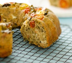 Cherry Tomato, Feta-Swiss Cheese and Herbs Bread