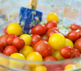 Cherry Tomato, Feta-Swiss Cheese and Herbs Bread