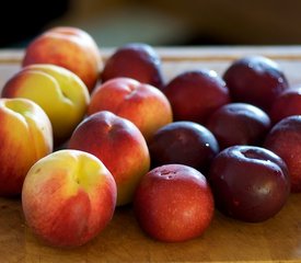 Fresh Peach and Plum Tart