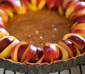 Fresh Peach and Plum Tart