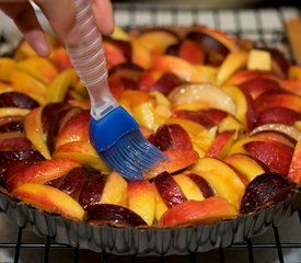 Fresh Peach and Plum Tart