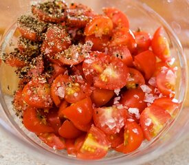 Cherry Tomato and Basil Vinaigrette