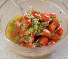 Cherry Tomato and Basil Vinaigrette