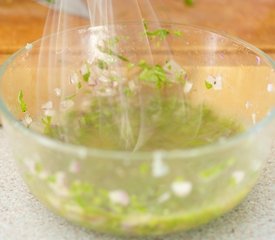 Cherry Tomato and Basil Vinaigrette