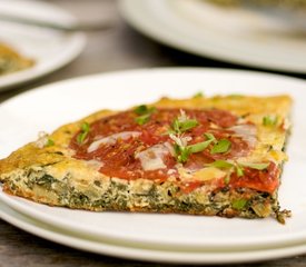 Swiss Chard and Heirloom Tomato Frittata