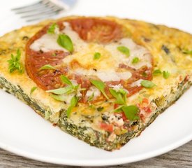 Swiss Chard and Heirloom Tomato Frittata