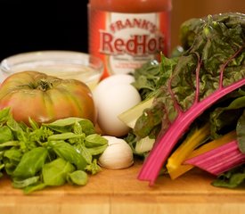 Swiss Chard and Heirloom Tomato Frittata