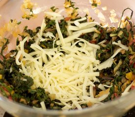 Swiss Chard and Heirloom Tomato Frittata