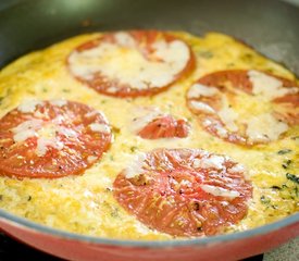 Swiss Chard and Heirloom Tomato Frittata