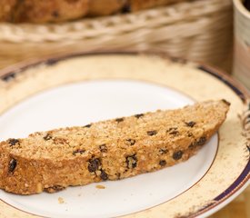 Ginger Pine Nut Biscotti