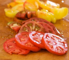 Cheesy Herbed Heirloom Tomato Pie