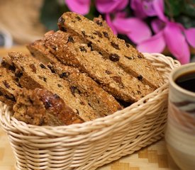 Ginger Pine Nut Biscotti