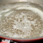 Add both butter and olive oil in a large nonstick skillet over medium-high heat. 