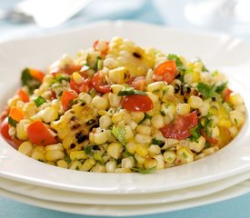 Grilled Corn and Cherry Tomato Salsa