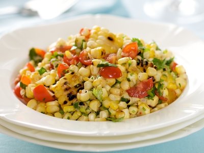 Grilled Corn and Cherry Tomato Salsa