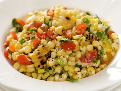 Grilled Corn and Cherry Tomato Salsa