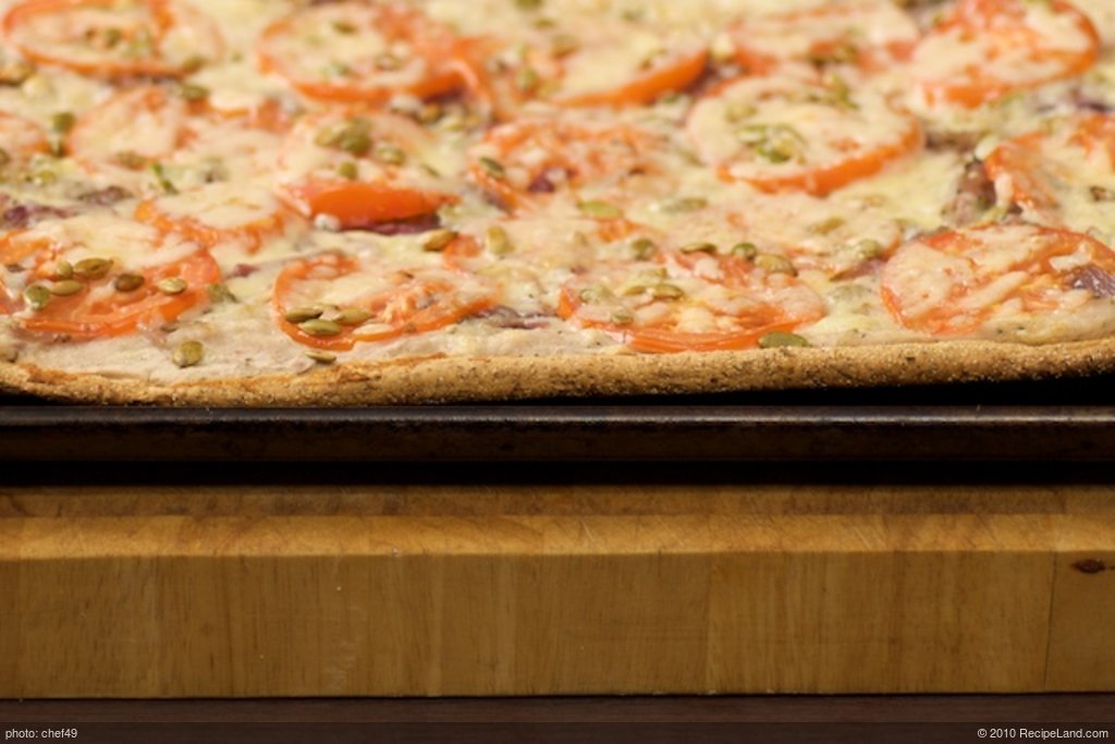 Caramelized Onion, White Bean and Cheddar Flatbread