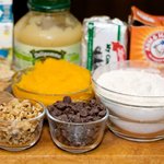 First, gather together all the ingredients to start to make this delicious bread.