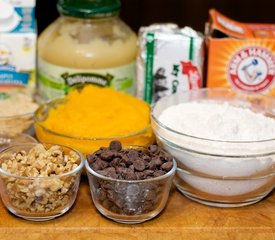 Chocolate Chip, Walnuts and Pumpkin (Squash) Bread